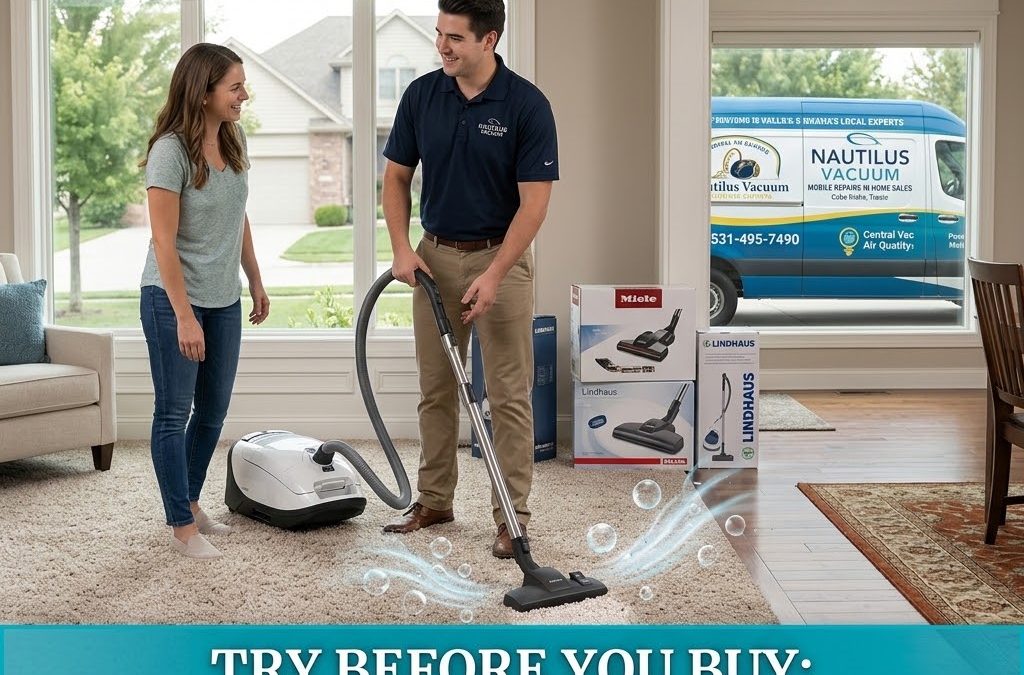 In-Home Vacuum Store Demonstration in Omaha